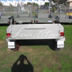 7x4 off road trailer rear view