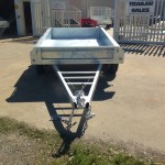 8x5 ft Galvanised Trailer front view