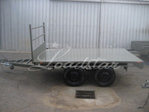 10x6 Flat top trailer side view