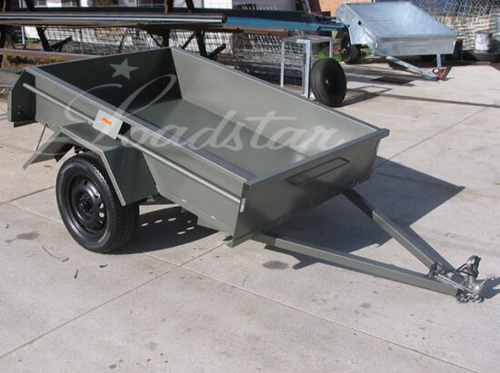 6x4ft 14 Inch Single Door Trailer