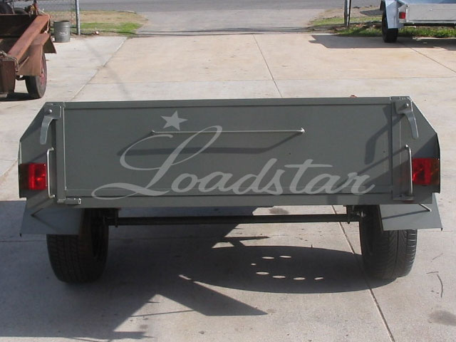 6x4ft 14 Inch Single Door Trailer