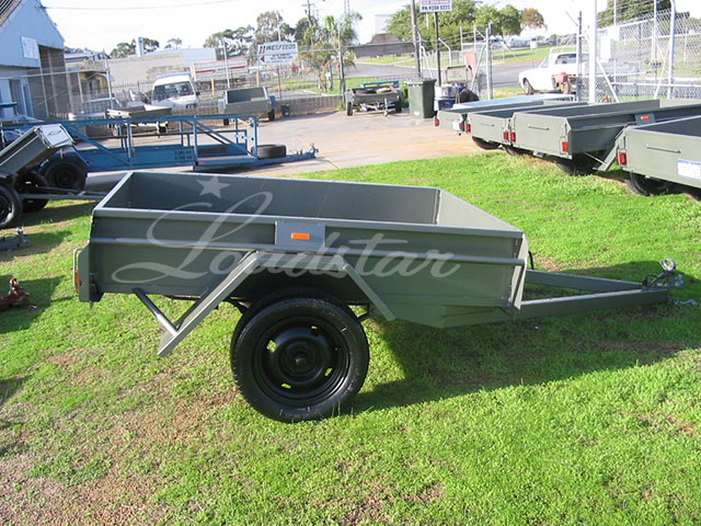 6x4ft 14 inch Dual Door Trailer