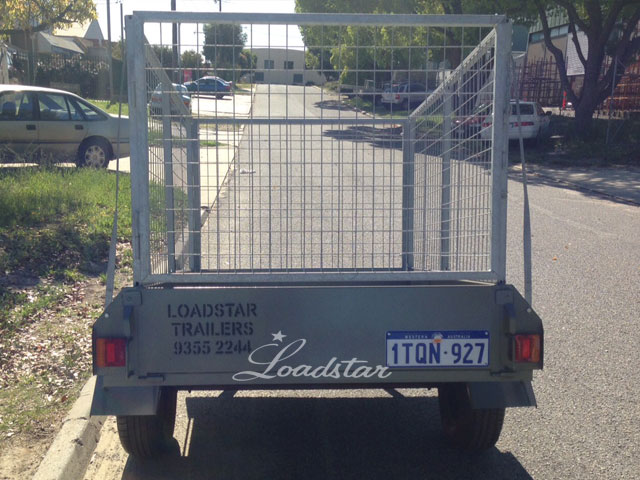 6x4ft 12 inch City Trailer with 900mm Cage