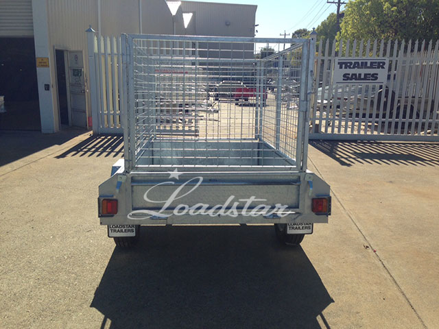 6x4ft Galvanised Trailer with 900mm Cage