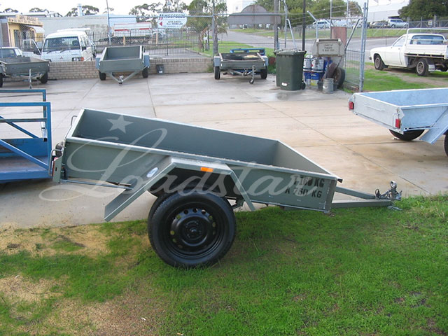 6x4ft 10 inch Heavy Duty Garden Trailer