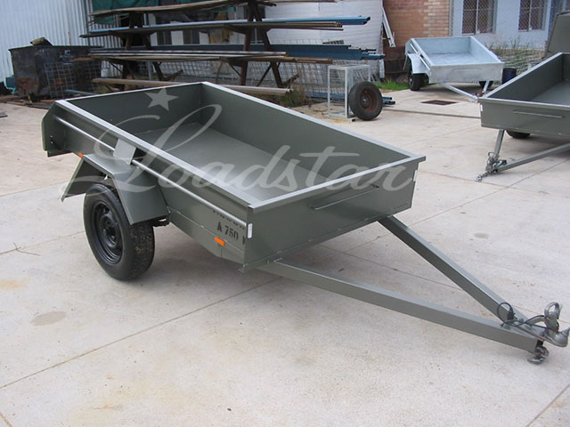 7x4ft 14 inch Single Door Trailer
