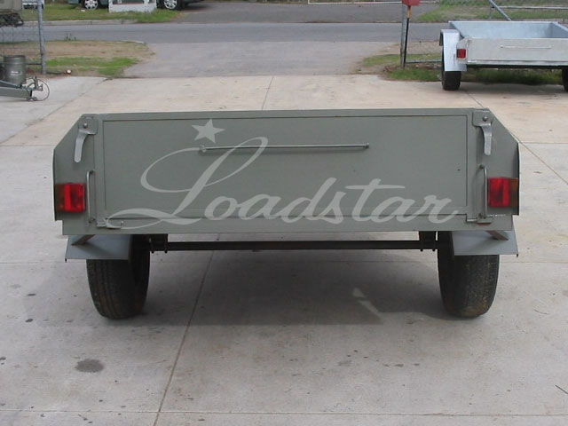 7x4ft 14 inch Single Door Trailer