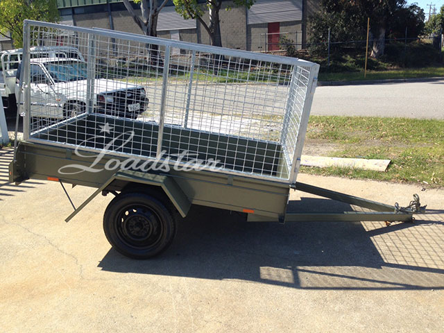7x4ft 12 inch City Trailer with 900mm Cage