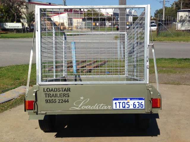 7x4ft 12 inch City Trailer with 900mm Cage