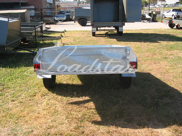 7x4ft 14 inch Single Door Trailer Galvanised