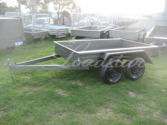 8x5ft 4 Leaf slipper City Trailer