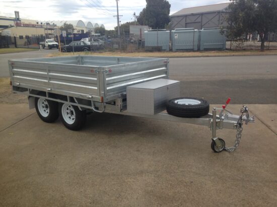 8x5ft Galvanised Tandem Trailer