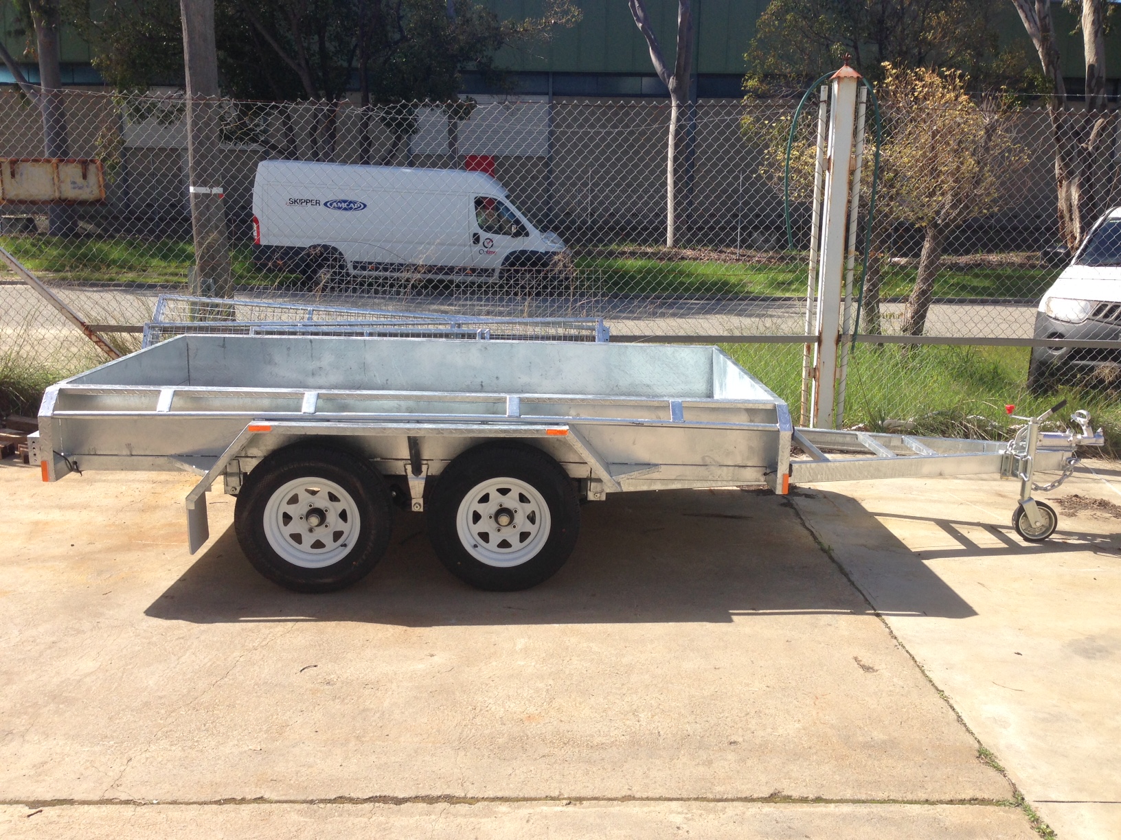 10 x 5 Galvanised Tandem Trailer with Brakes