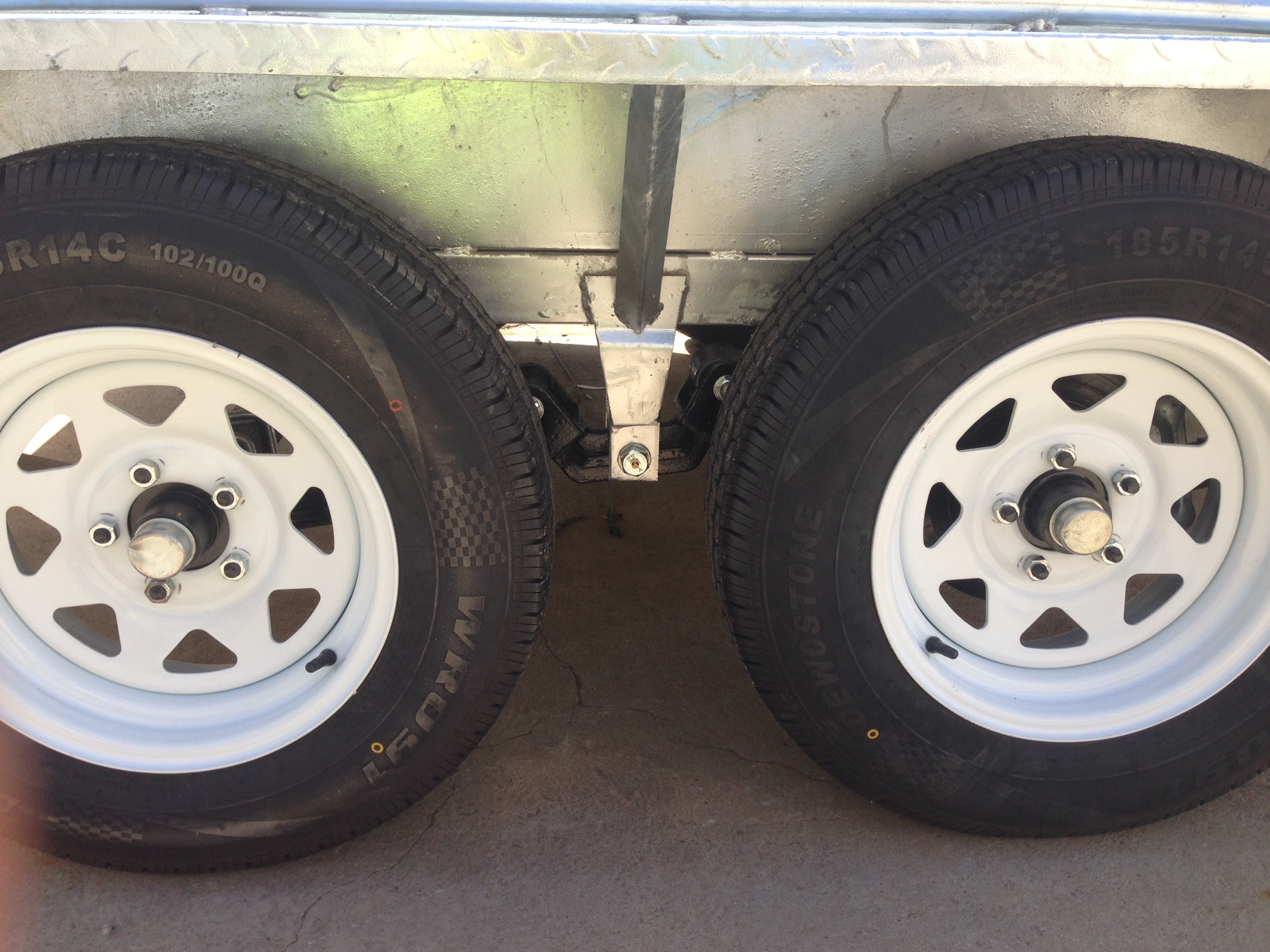 10 x 5 Galvanised Tandem Trailer with Brakes