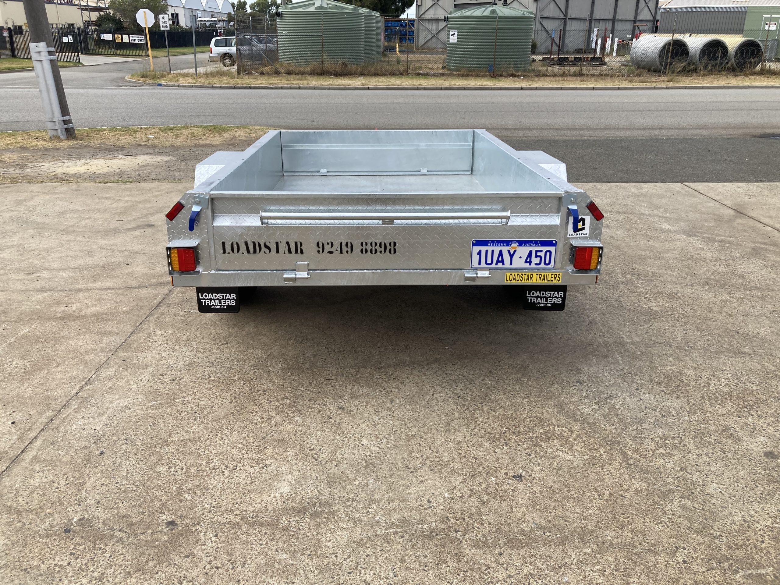 8x5ft Galvanised Single Axle Off Road with Brakes