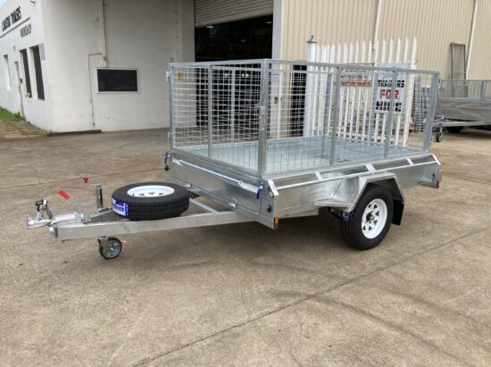 8x5ft Galvanised Single Axle with Brakes