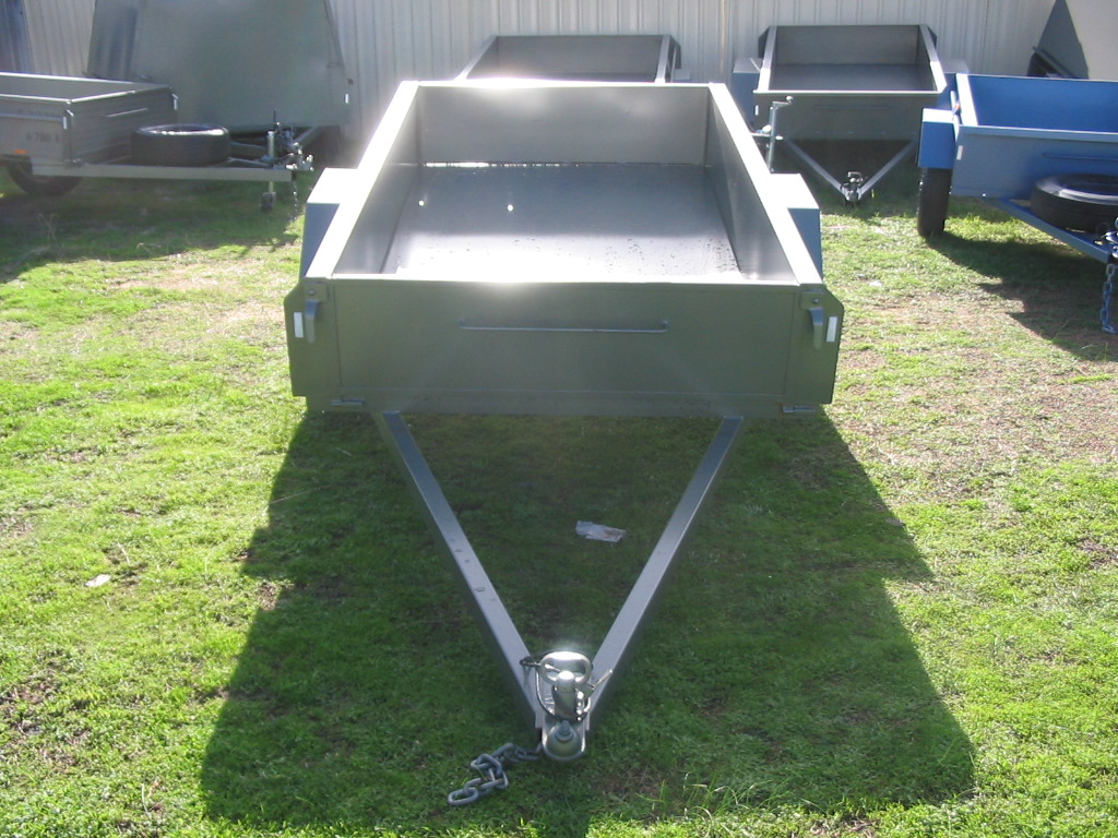 7x4ft 14 inch Dual Door Trailer