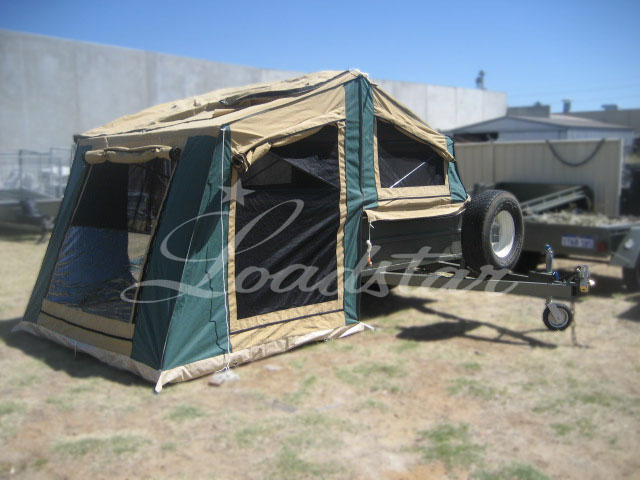 7x4ft Offroad Deluxe Camper Trailer