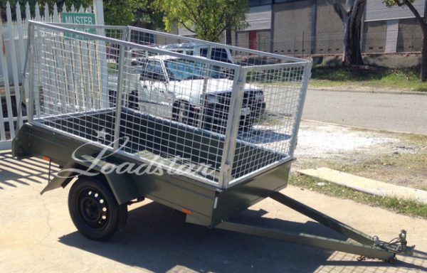 7x4ft 12 inch City Trailer with 900mm Cage