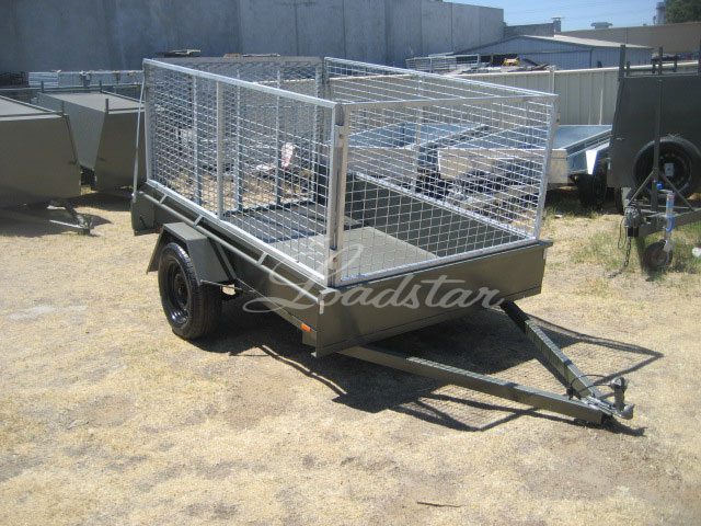 8x5 Cage Ramp front view