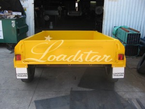 8x5 off road trailer yellow