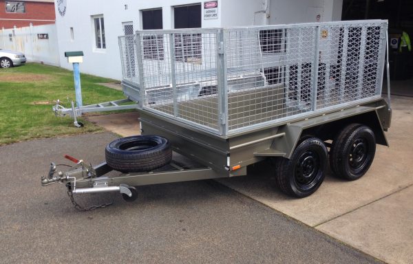 8x5ft 7 Leaf rocker with brakes, 900 cage and Spring Loaded Ramp