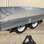 10 x 6 Loadstar Off road Flat top trailer drop side